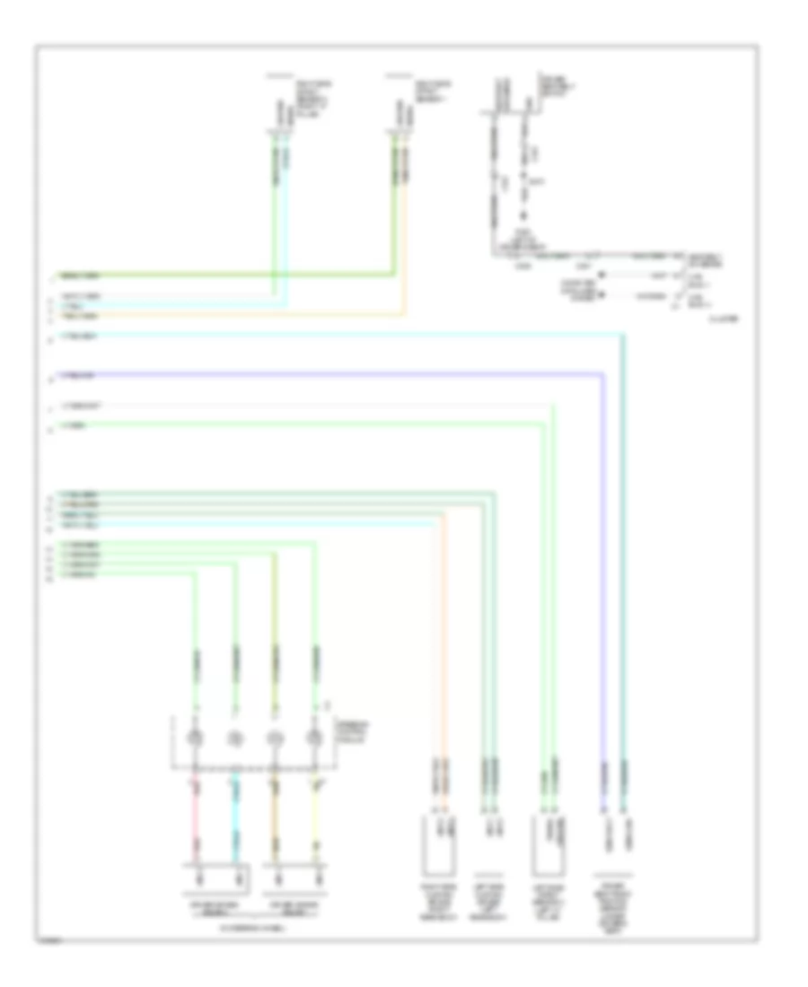 Supplemental Restraints Wiring Diagram 2 of 2 for Jeep Commander Sport 2010