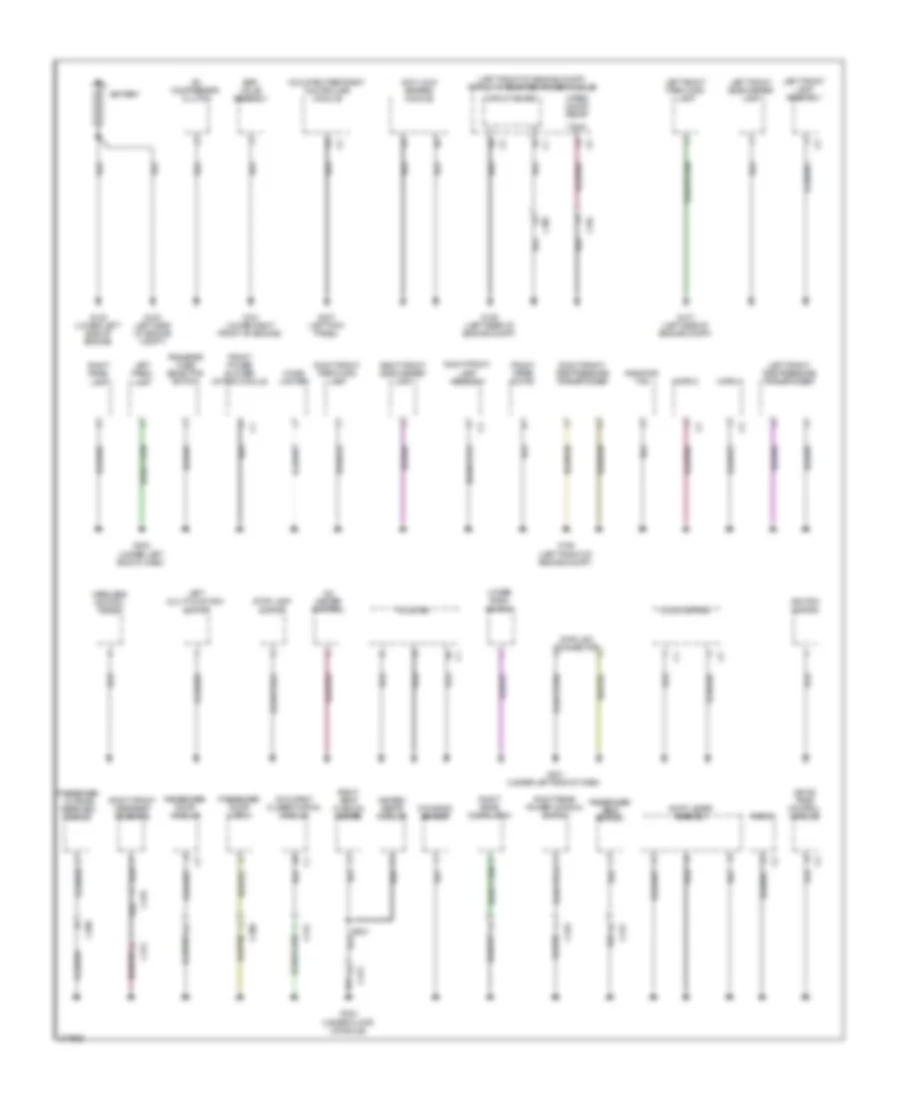 Ground Distribution Wiring Diagram 1 of 2 for Jeep Liberty Limited Jet 2012