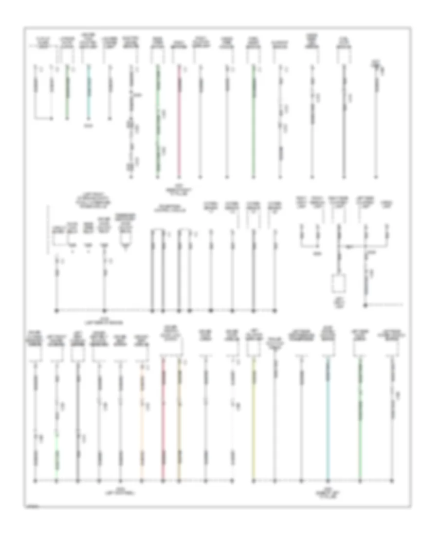 Ground Distribution Wiring Diagram 2 of 2 for Jeep Liberty Limited Jet 2012