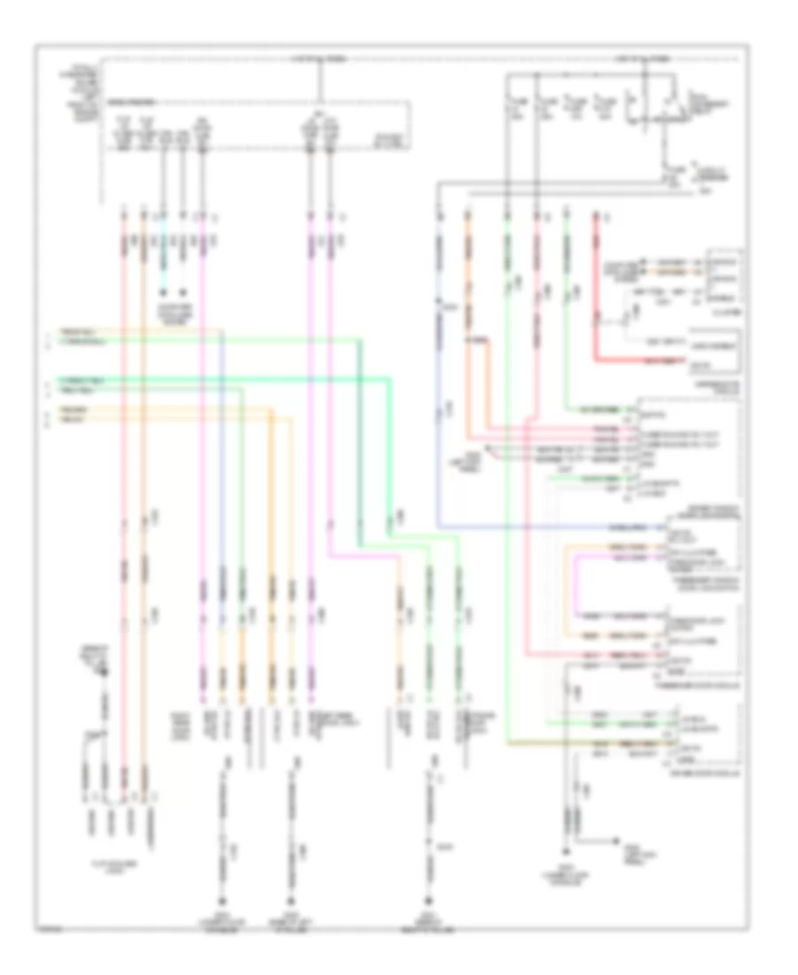 Power Door Locks Wiring Diagram 2 of 2 for Jeep Liberty Limited Jet 2012