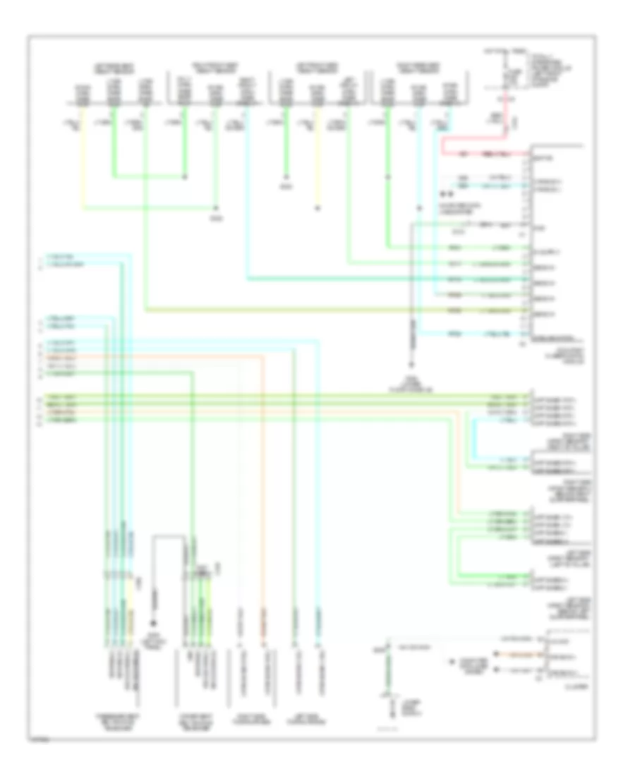 Supplemental Restraints Wiring Diagram 2 of 2 for Jeep Liberty Limited Jet 2012