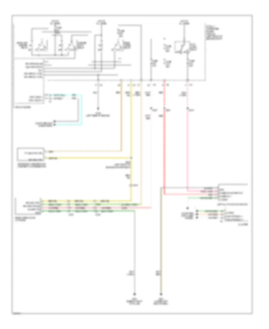 Rear Wiper Washer Wiring Diagram for Jeep Liberty Limited Jet 2012