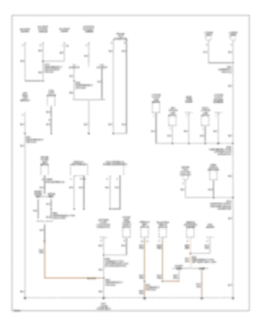 Ground Distribution Wiring Diagram 2 of 4 for Jeep Grand Cherokee Freedom 2004