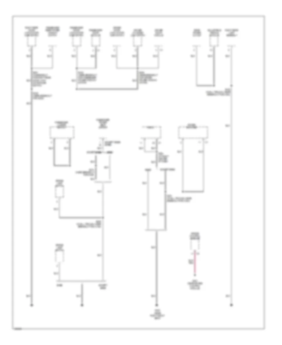 Ground Distribution Wiring Diagram 3 of 4 for Jeep Grand Cherokee Freedom 2004