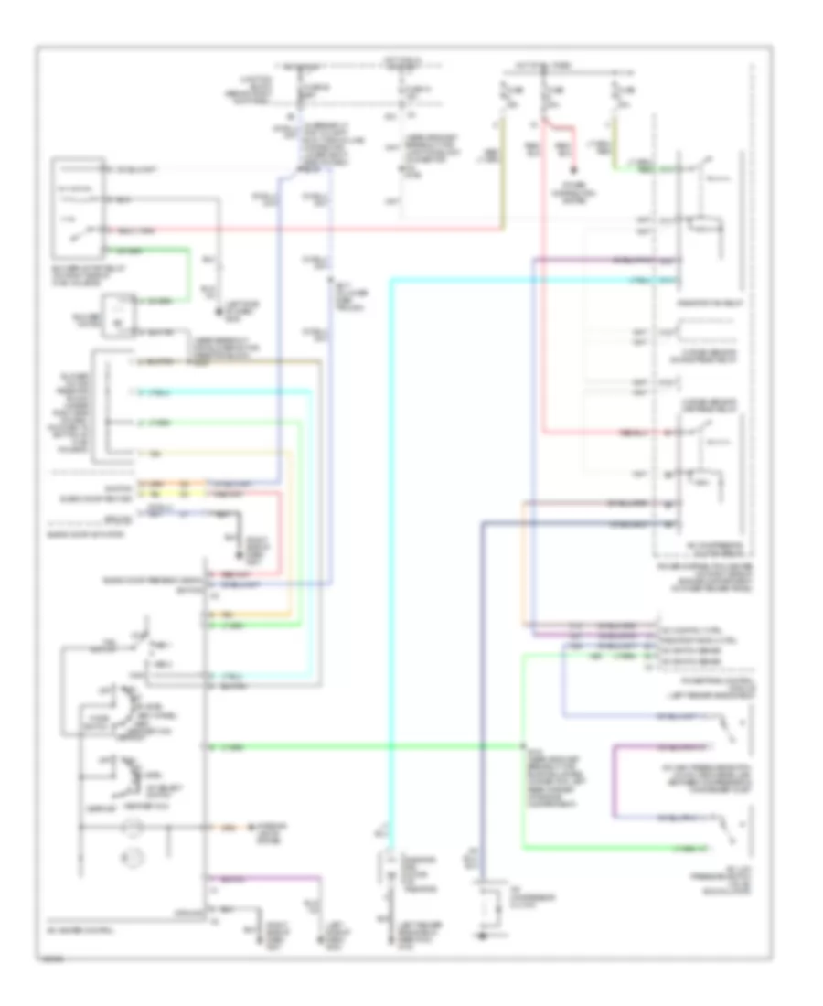2.5L, Manual AC Wiring Diagram for Jeep Cherokee Classic 2000