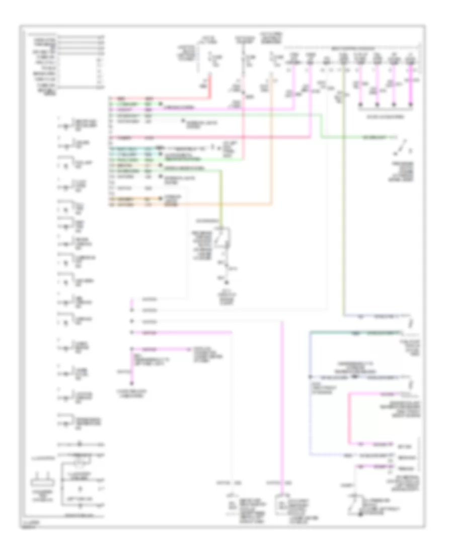 Instrument Cluster Wiring Diagram for Jeep Liberty Limited 2007