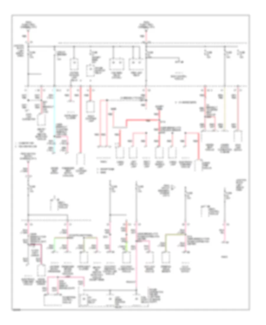 Power Distribution Wiring Diagram (3 of 3) for Jeep Liberty Limited 2007