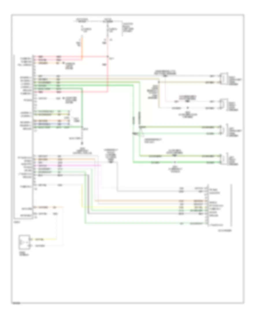 Radio Wiring Diagram, Base for Jeep Liberty Limited 2007
