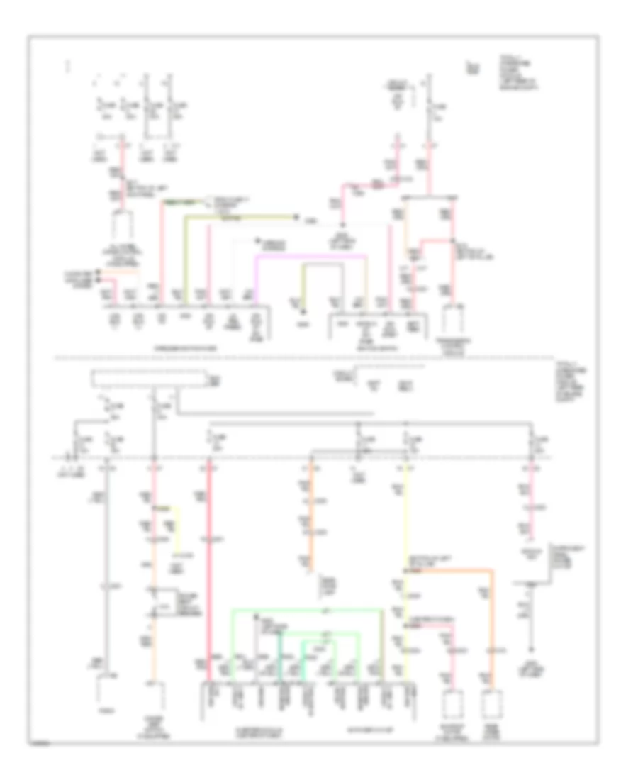 Power Distribution Wiring Diagram 2 of 3 for Jeep Compass Limited 2010