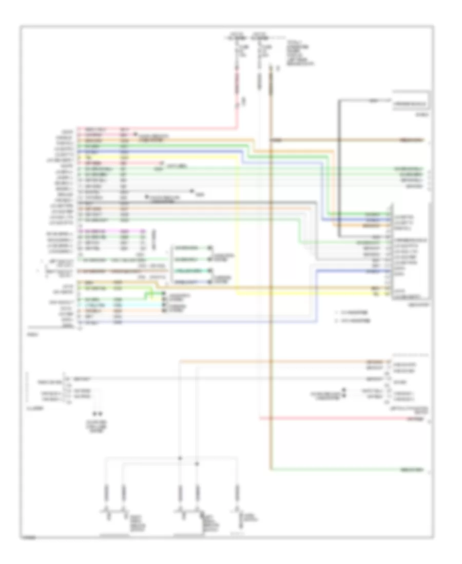 Radio Wiring Diagram Premium 1 of 2 for Jeep Compass Limited 2010