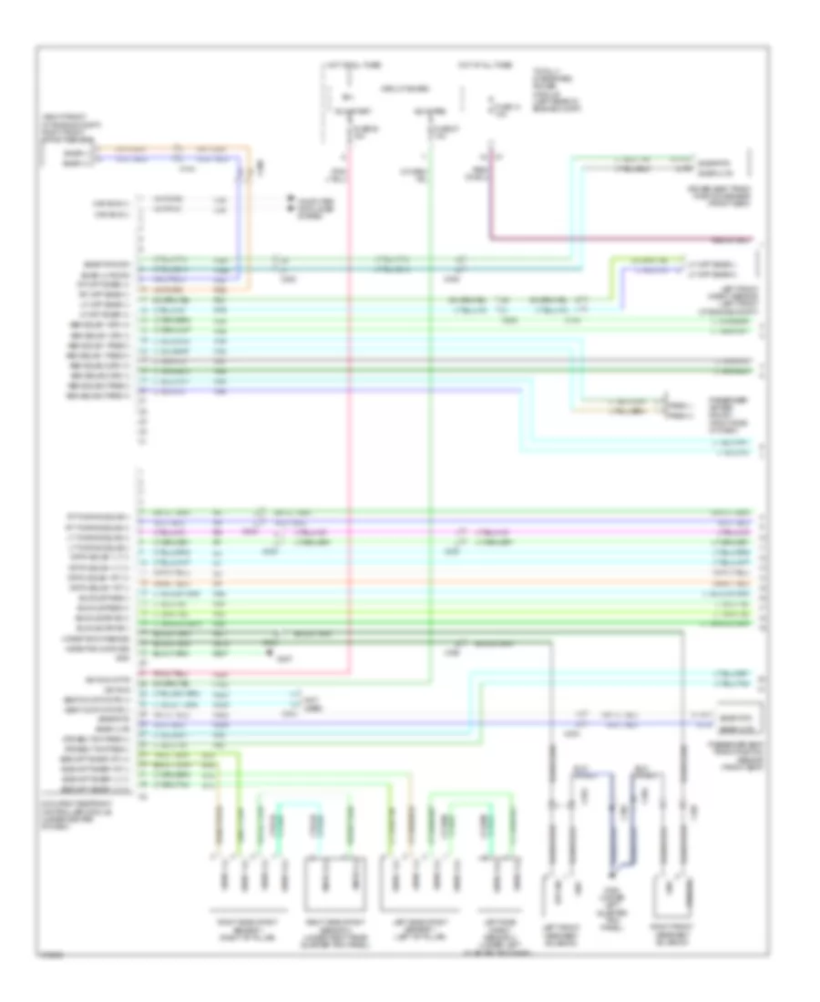 Supplemental Restraints Wiring Diagram 1 of 2 for Jeep Compass Limited 2010