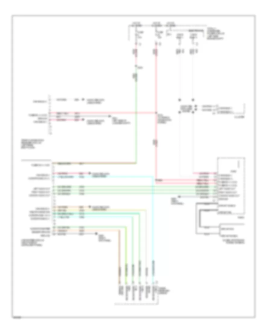 Navigation Wiring Diagram Early Production for Jeep Patriot Limited 2007
