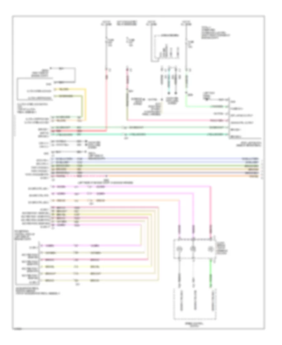 Cruise Control Wiring Diagram 1 of 2 for Jeep Wrangler Unlimited Sahara 2014