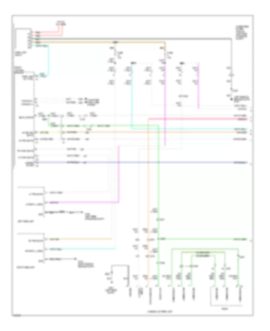 Exterior Lamps Wiring Diagram (1 of 2) for Jeep Grand Cherokee Laredo 2010