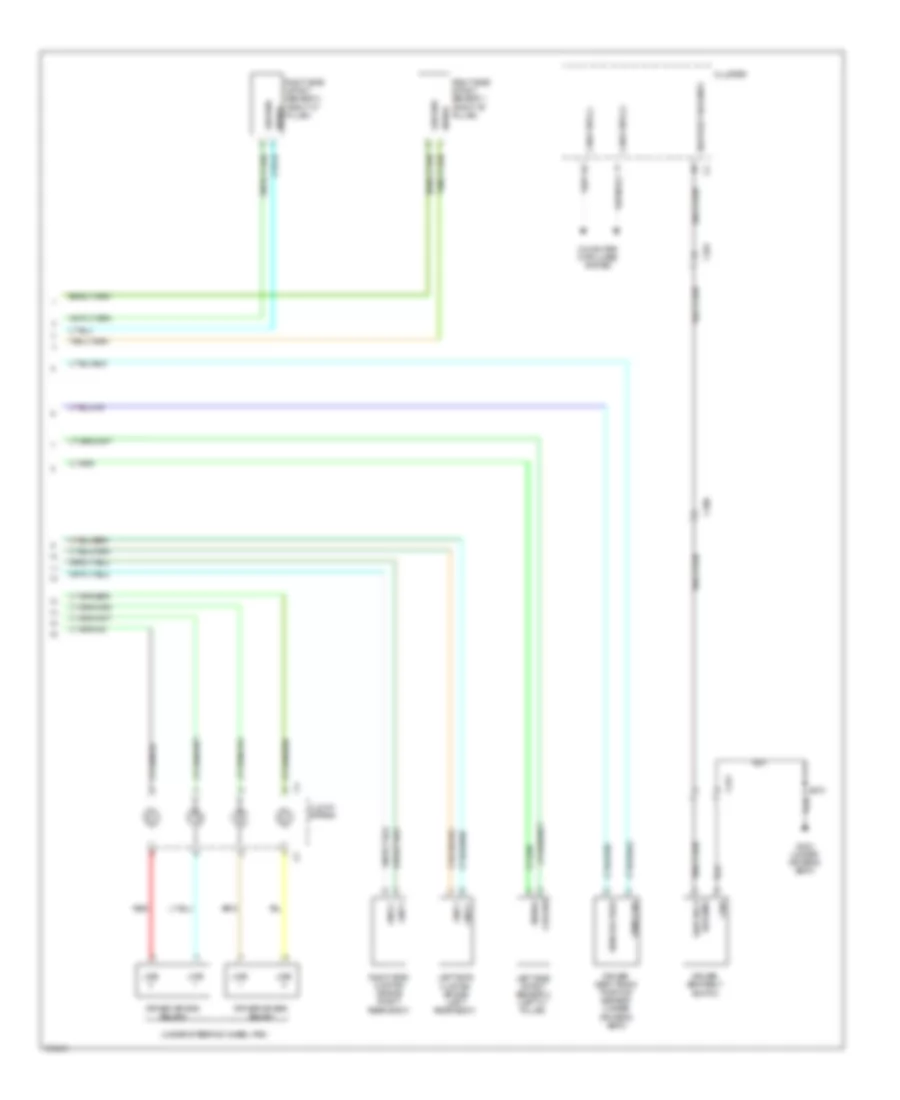 Supplemental Restraints Wiring Diagram 2 of 2 for Jeep Grand Cherokee Laredo 2010