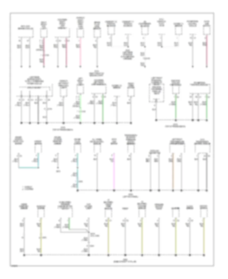 Ground Distribution Wiring Diagram 1 of 2 for Jeep Patriot Limited 2012