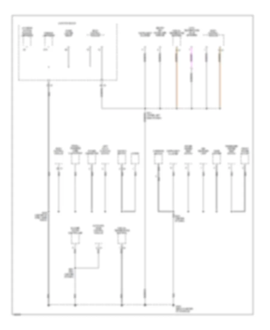 Ground Distribution Wiring Diagram 1 of 4 for Jeep Grand Cherokee Limited 2000