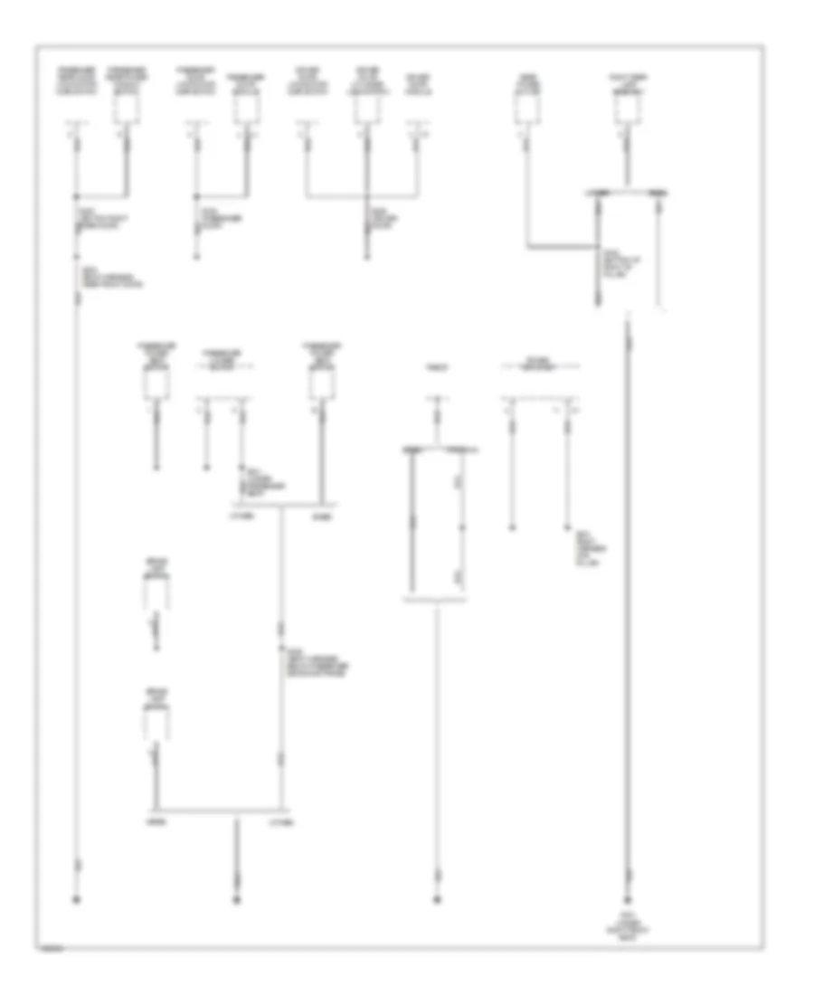 Ground Distribution Wiring Diagram 2 of 4 for Jeep Grand Cherokee Limited 2000