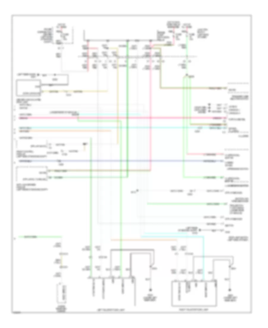 Exterior Lamps Wiring Diagram (2 of 2) for Jeep Grand Cherokee Limited 2010