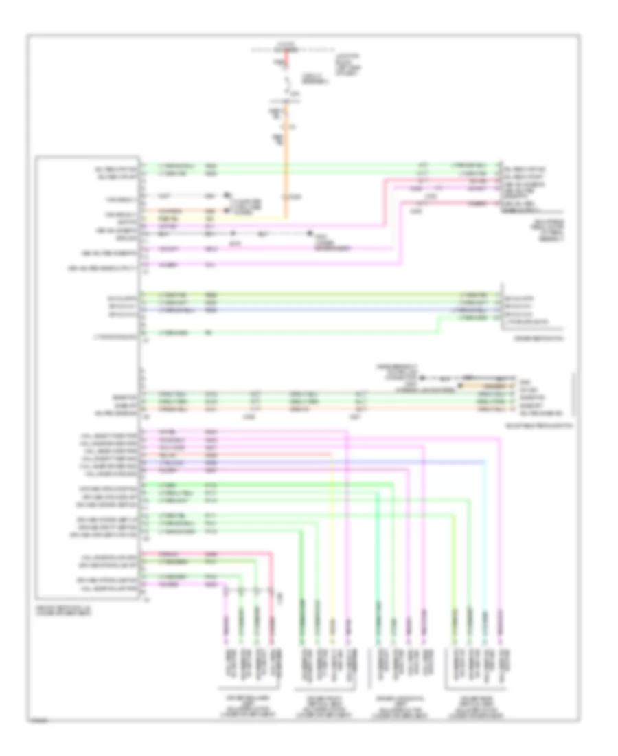 Memory Systems Wiring Diagram 1 of 3 for Jeep Grand Cherokee Limited 2010