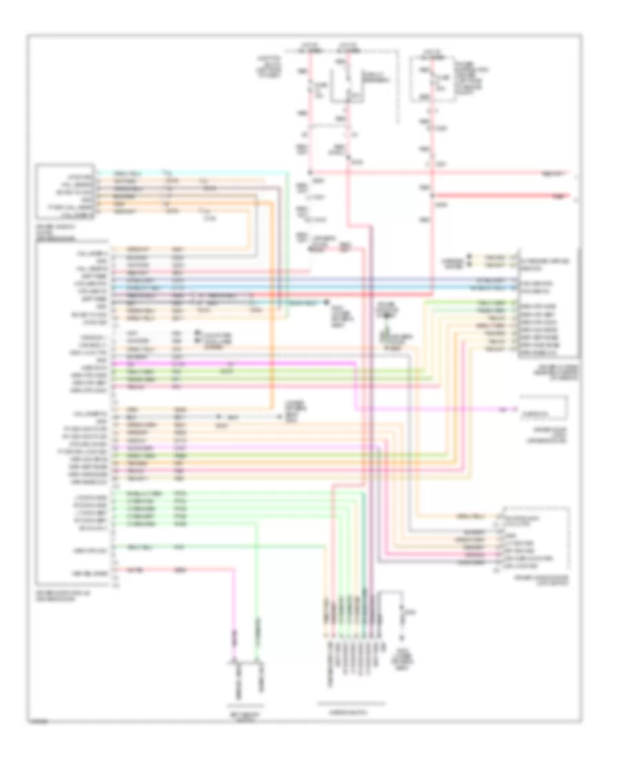 Memory Systems Wiring Diagram (2 of 3) for Jeep Grand Cherokee Limited 2010