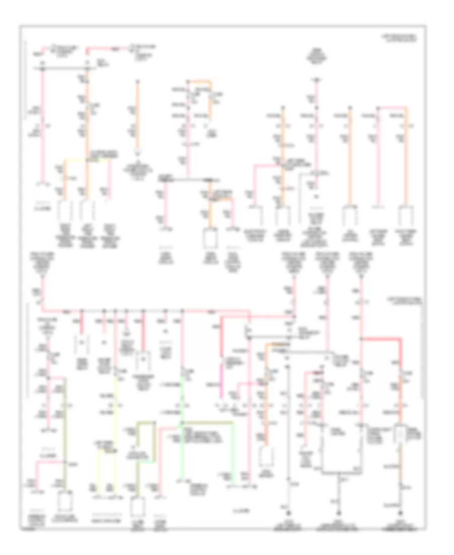 Power Distribution Wiring Diagram 3 of 4 for Jeep Grand Cherokee Limited 2010