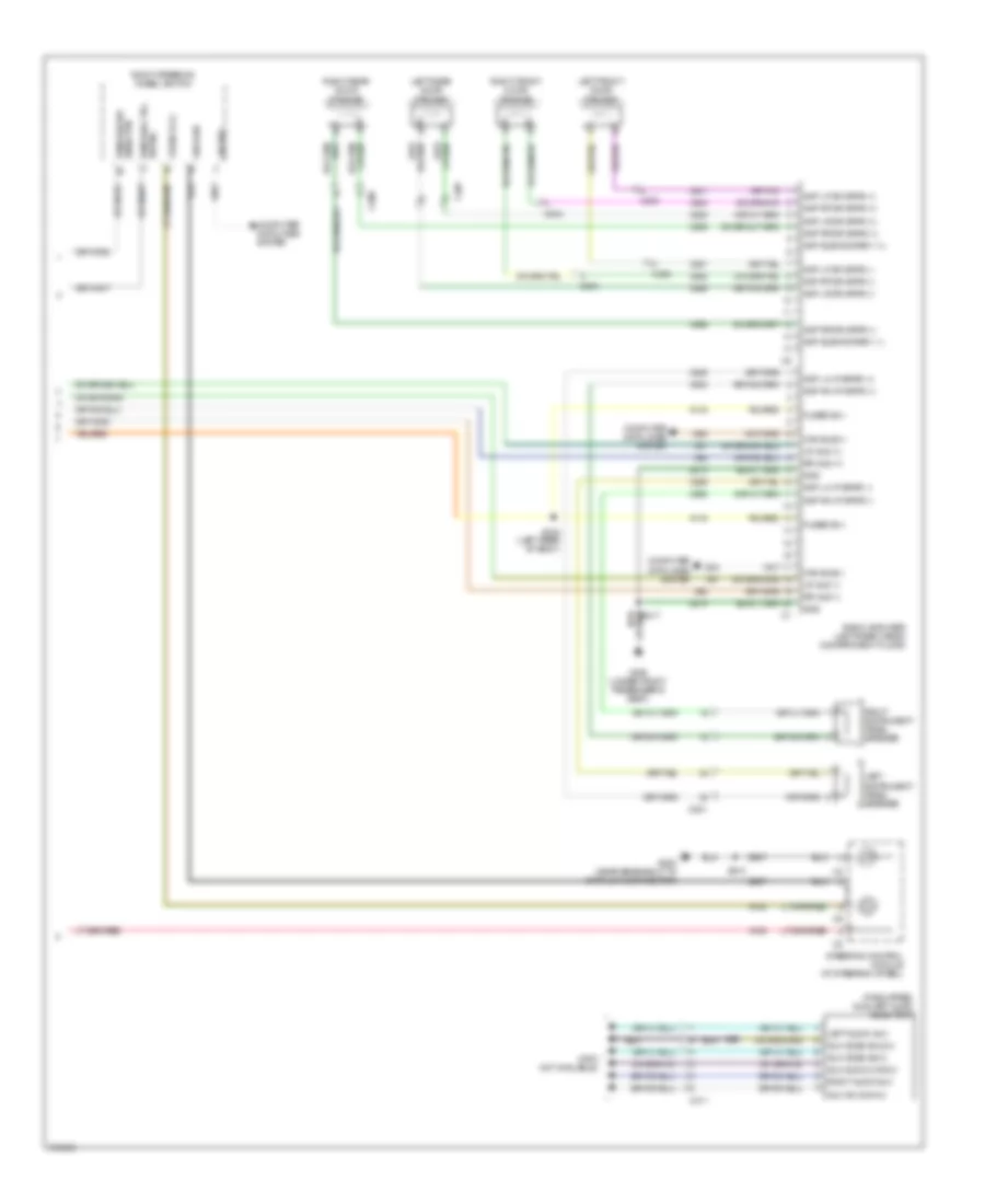 Radio Wiring Diagram (2 of 2) for Jeep Grand Cherokee Limited 2010