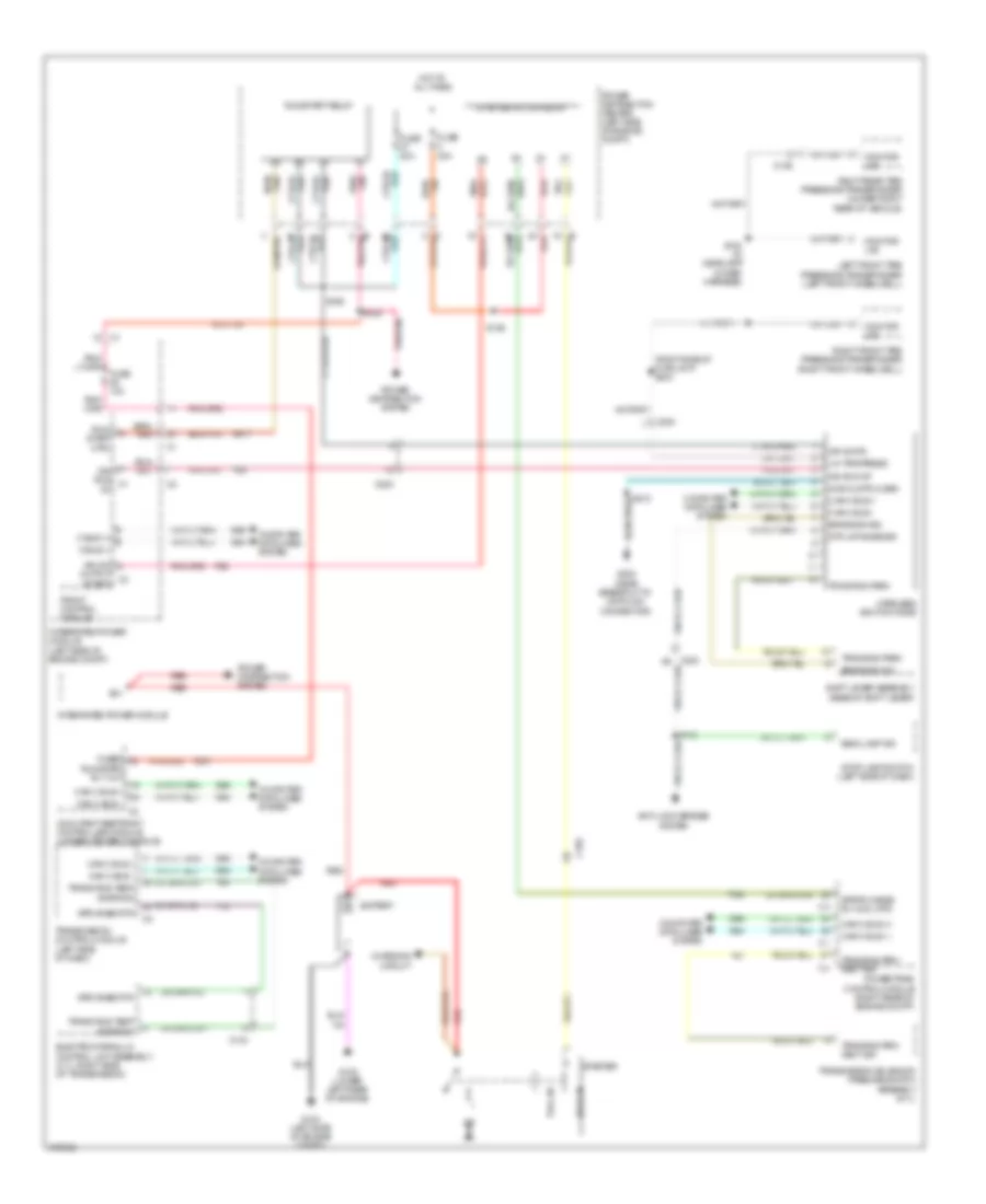 Starting Wiring Diagram for Jeep Grand Cherokee Limited 2010