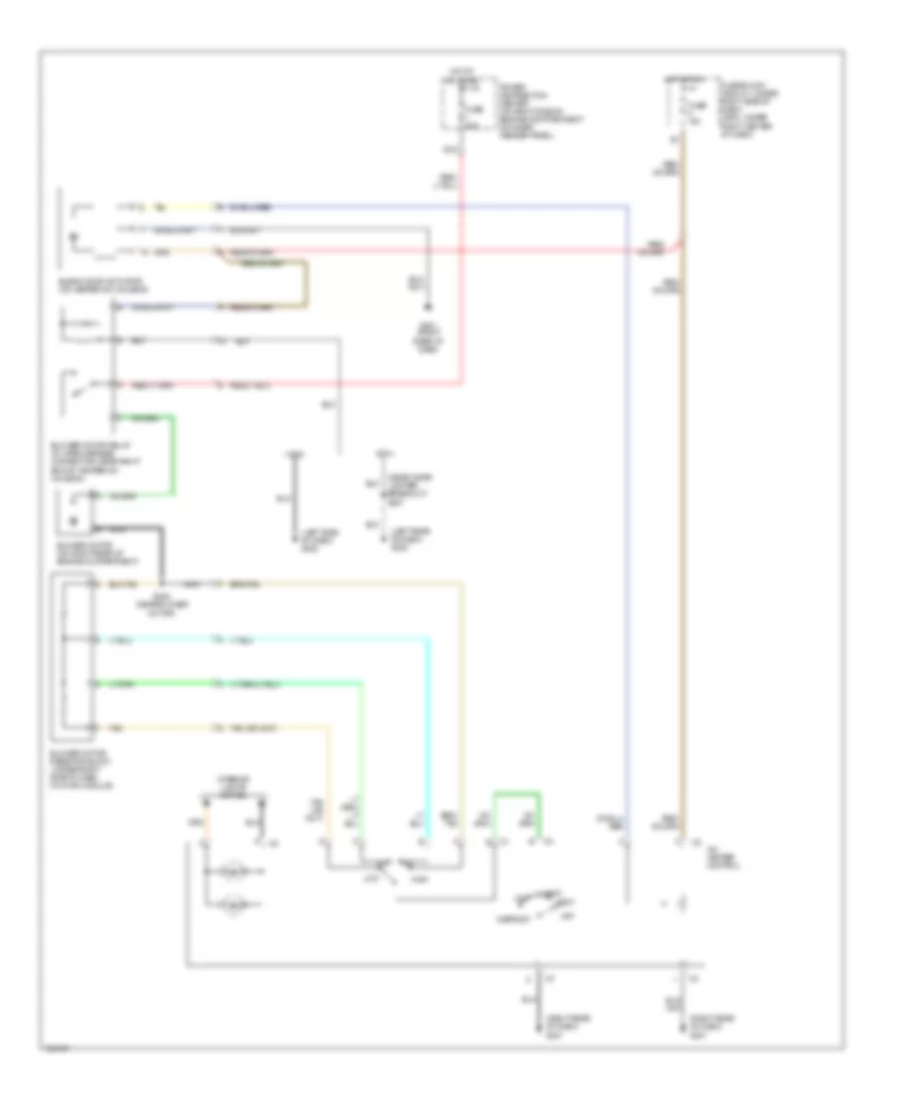 схема нагревателя для Jeep Wrangler SE 2000