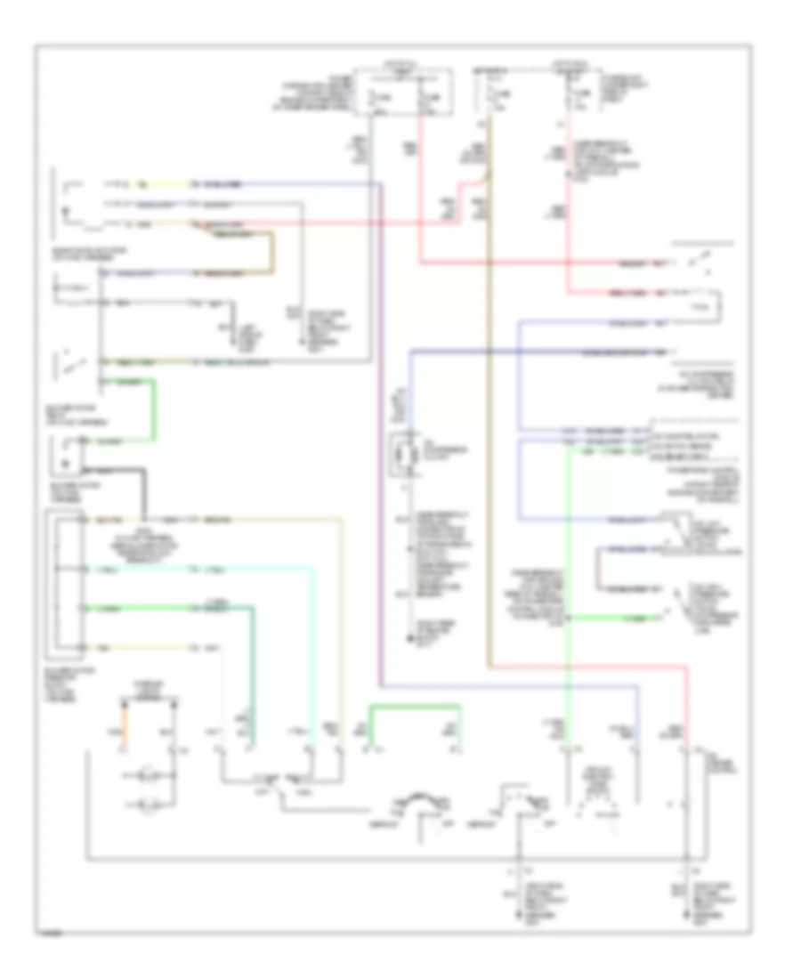 Manual A C Wiring Diagram for Jeep Wrangler SE 2000
