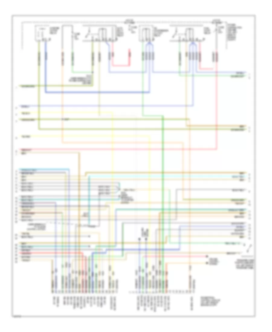 3.7L, Engine Performance Wiring Diagram (3 of 5) for Jeep Liberty Renegade 2004