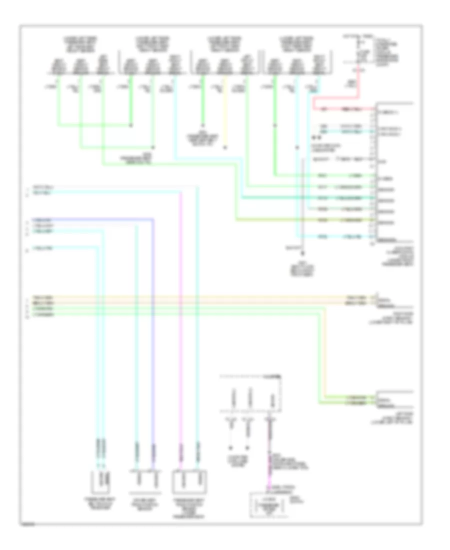 Supplemental Restraints Wiring Diagram (2 of 2) for Jeep Wrangler Sahara 2007