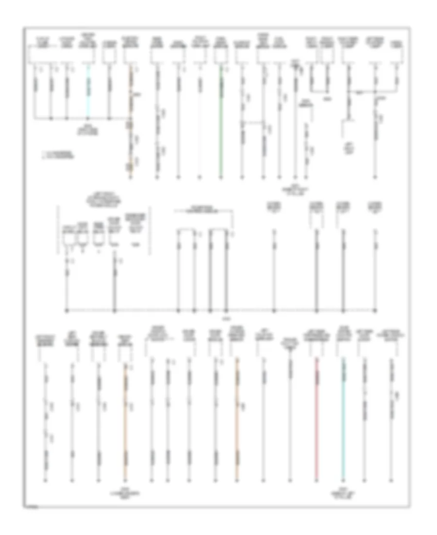 Ground Distribution Wiring Diagram 2 of 2 for Jeep Liberty Limited 2010