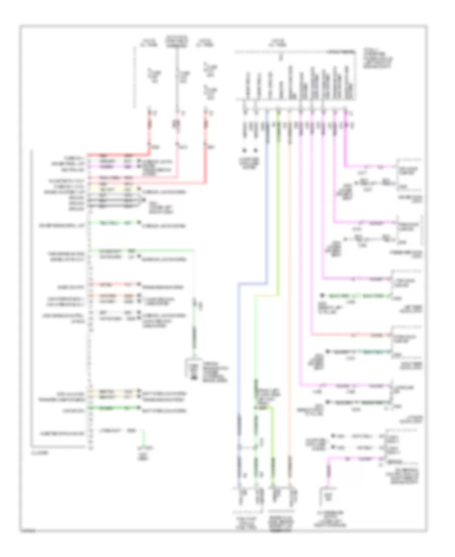 Instrument Cluster Wiring Diagram for Jeep Liberty Limited 2010