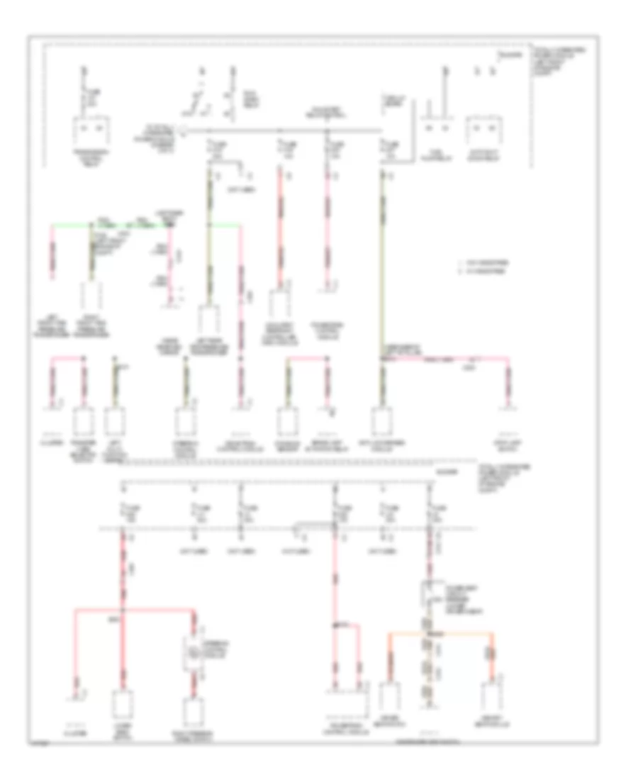 Power Distribution Wiring Diagram 2 of 3 for Jeep Liberty Limited 2010