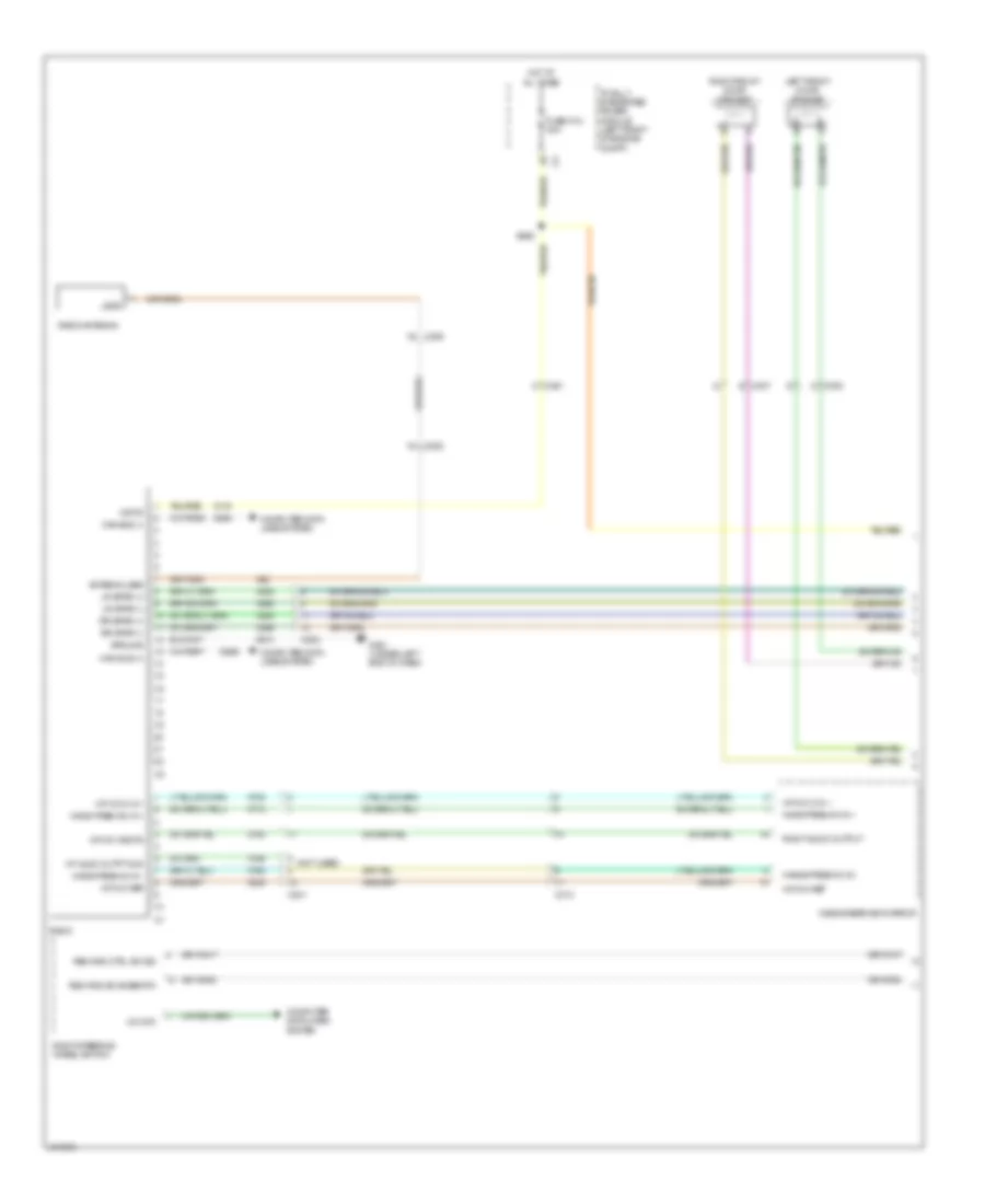 Radio Wiring Diagram 1 of 2 for Jeep Liberty Limited 2010