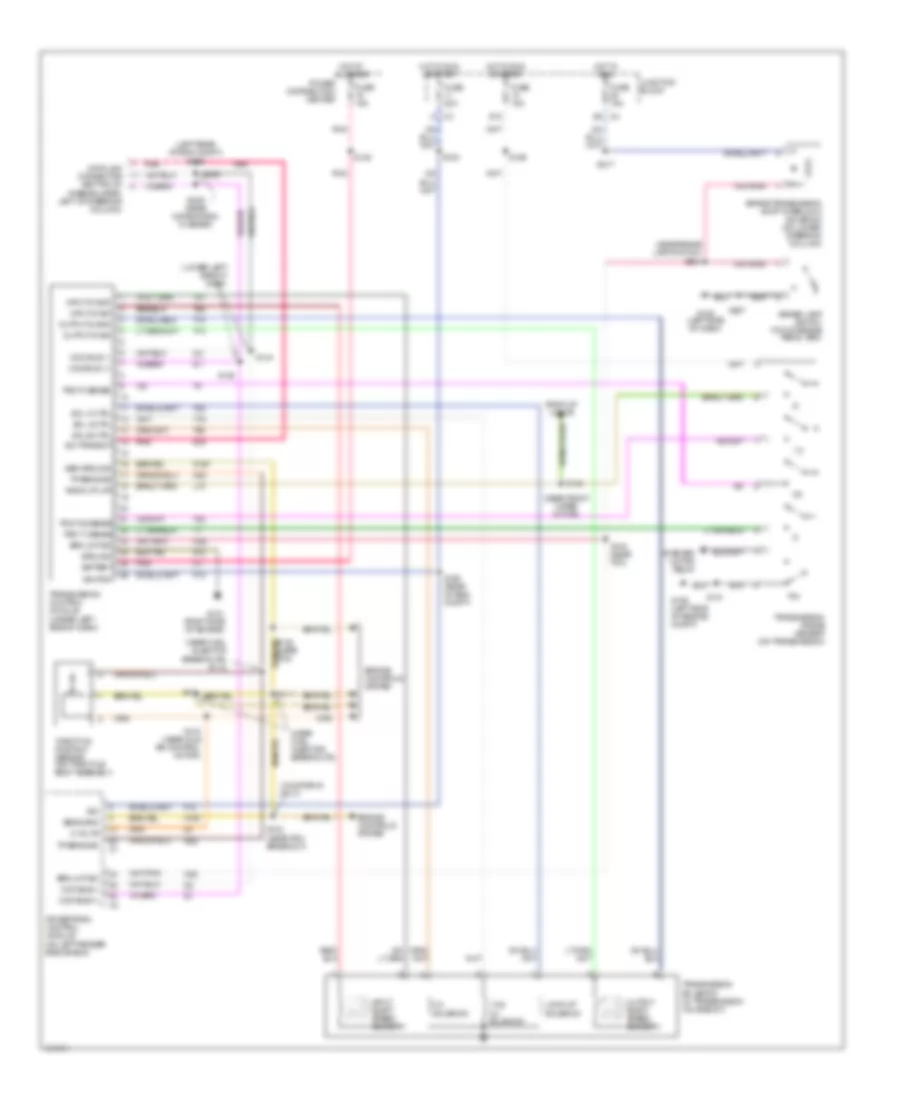4 0L A T Wiring Diagram for Jeep Cherokee Classic 2001