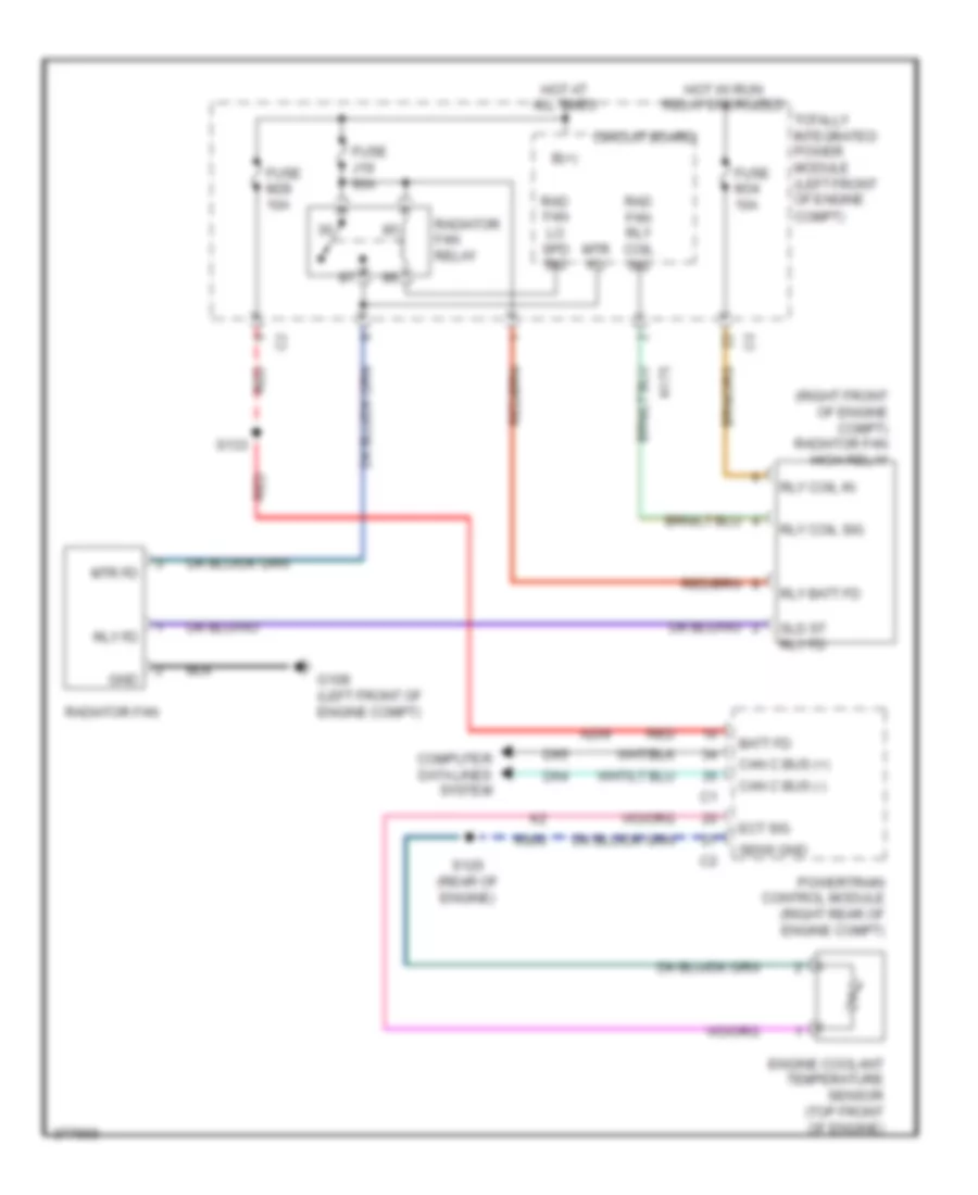 Cooling Fan Wiring Diagram for Jeep Liberty Renegade 2010