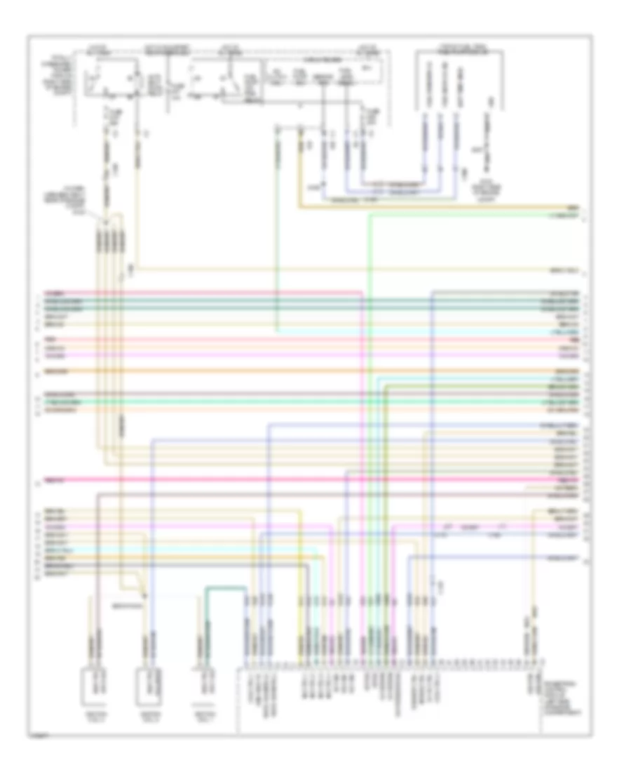 3.6L, Engine Performance Wiring Diagram (2 of 5) for Jeep Wrangler Sport 2012