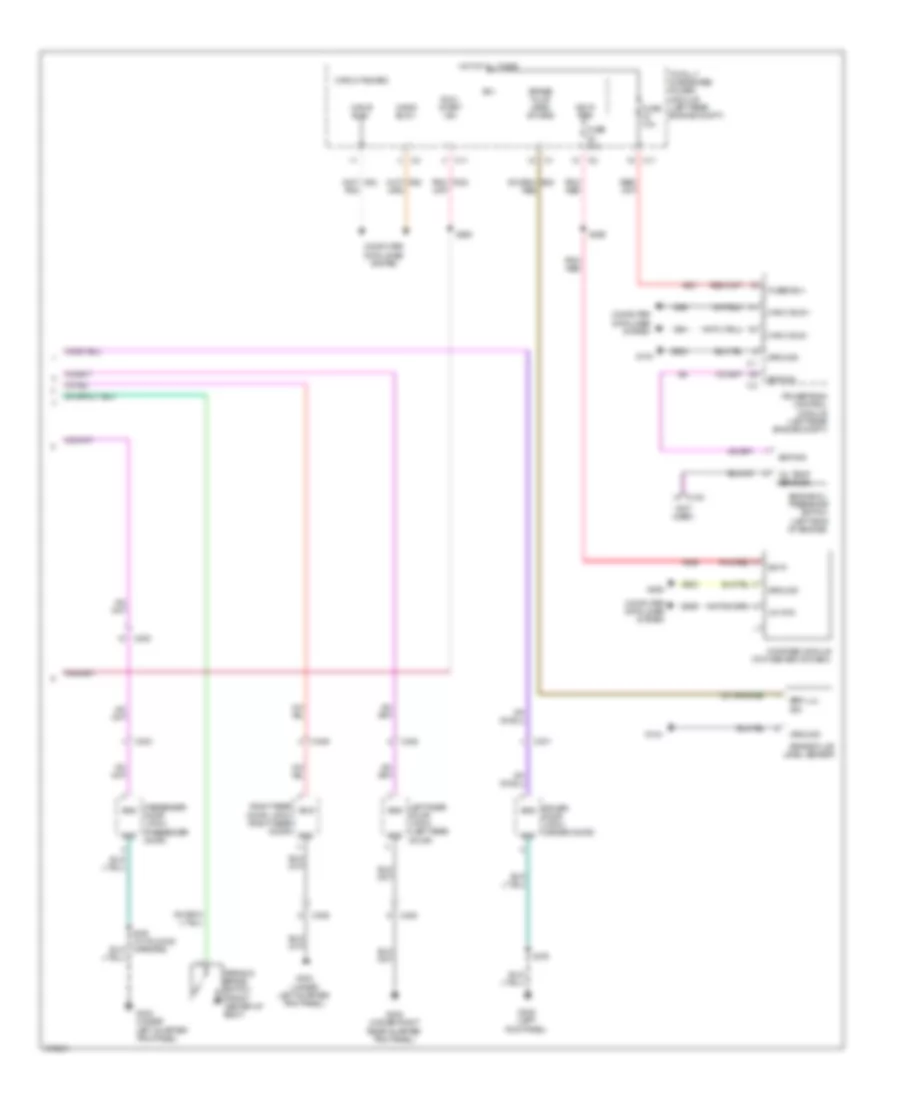Instrument Cluster Wiring Diagram 2 of 2 for Jeep Patriot Limited 2010