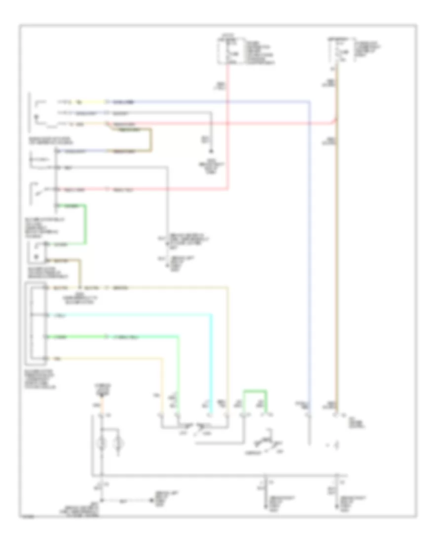 схема нагревателя для Jeep Wrangler SE 2004