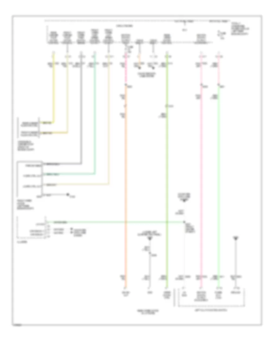 Электросхема стеклоочистителя, дворников и омывателя для Jeep Patriot Sport 2010