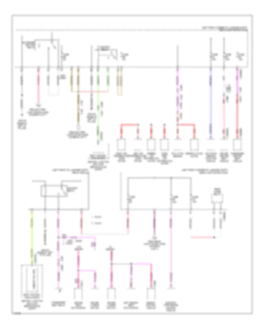 Электросхема блока предохранителей и реле (7 из 7) для Land Rover Discovery 2 HSE 2014
