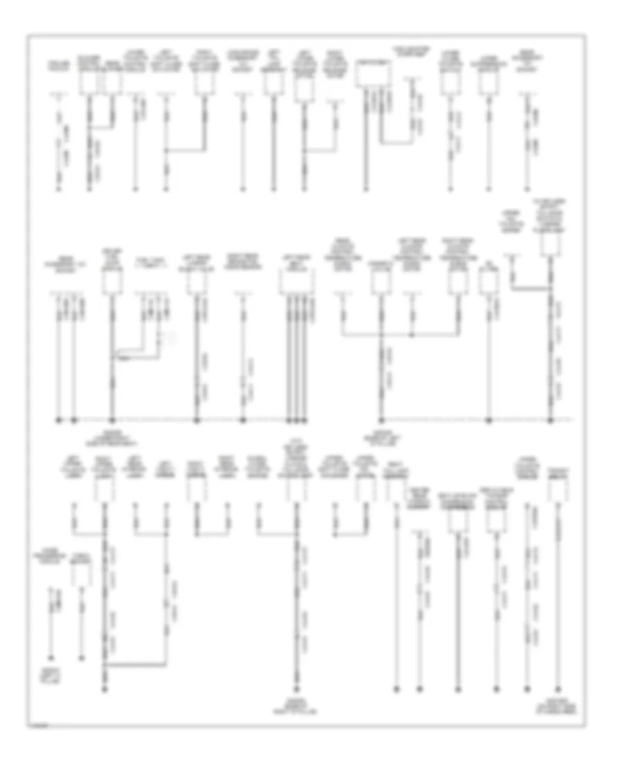 Электросхема подключение массы заземления (5 из 7) для Land Rover Range Rover Autobiography 2014