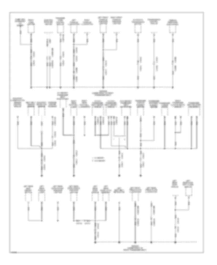 Электросхема подключение массы заземления (6 из 7) для Land Rover Range Rover Autobiography 2014