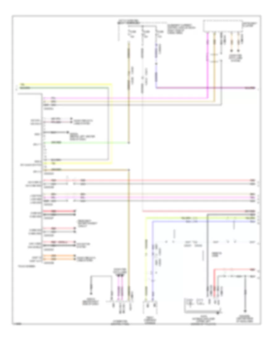 Электросхема навигации GPS, 19 акустических систем (4 из 5) для Land Rover Range Rover Autobiography 2014