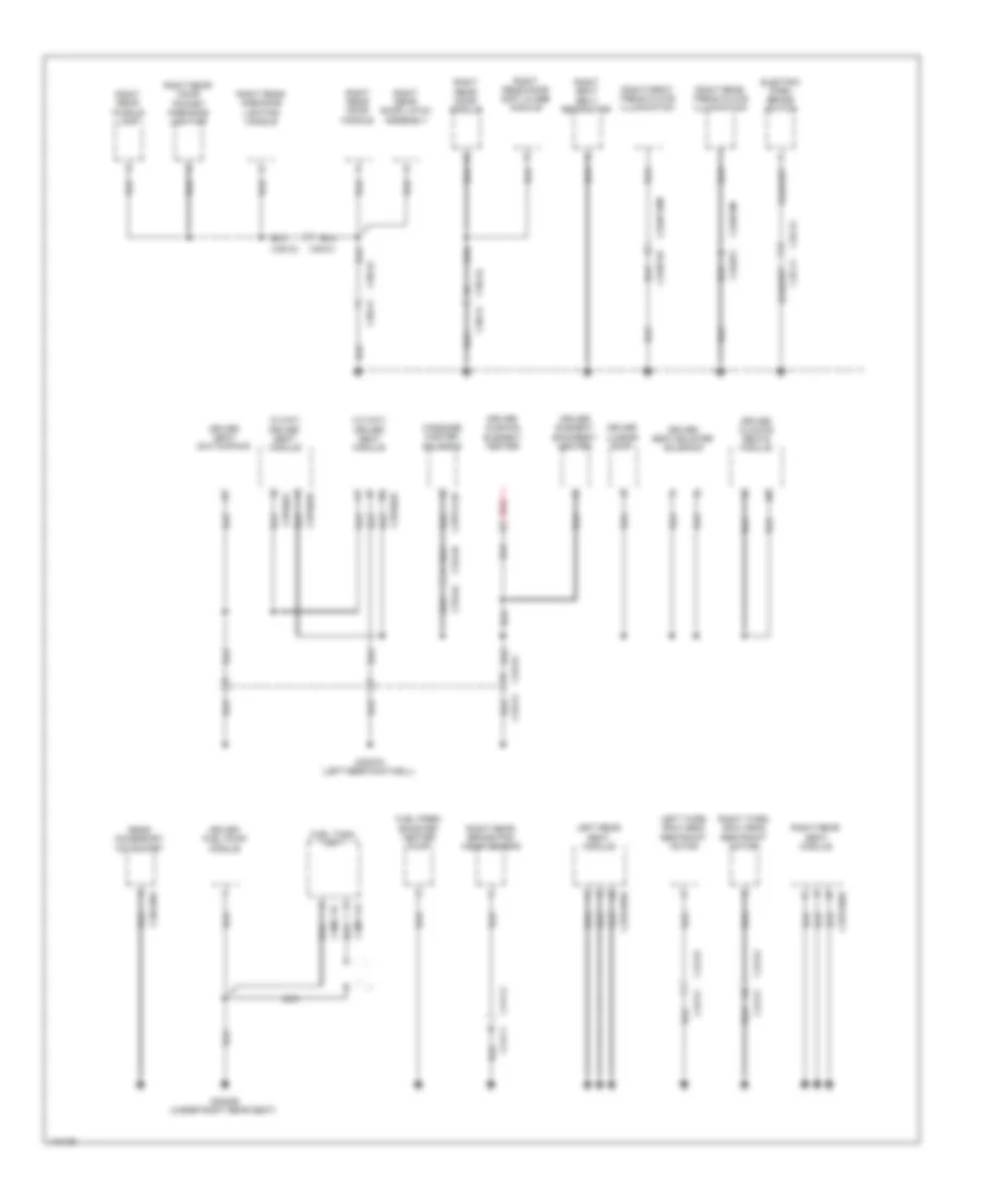 Электросхема подключение массы заземления (5 из 8) для Land Rover Range Rover Sport Autobiography 2014