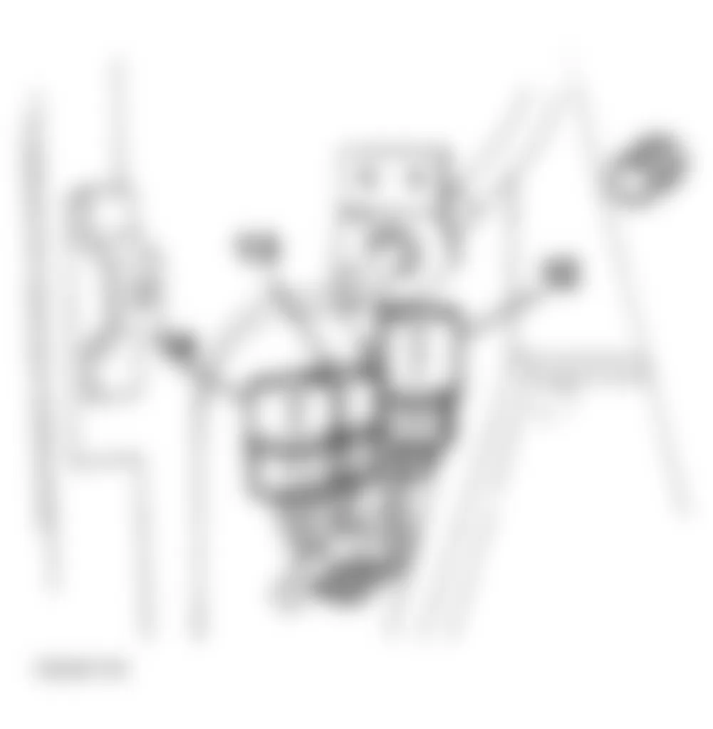 Land Rover Defender 90 1994 - Component Locations -  Left Side Relay Locations (Near Hood Release)