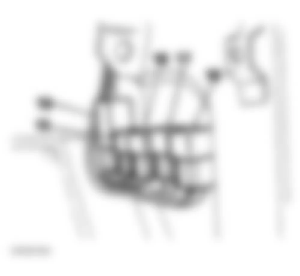 Land Rover Defender 90 1994 - Component Locations -  Right Hand Footwell Mounted Relays