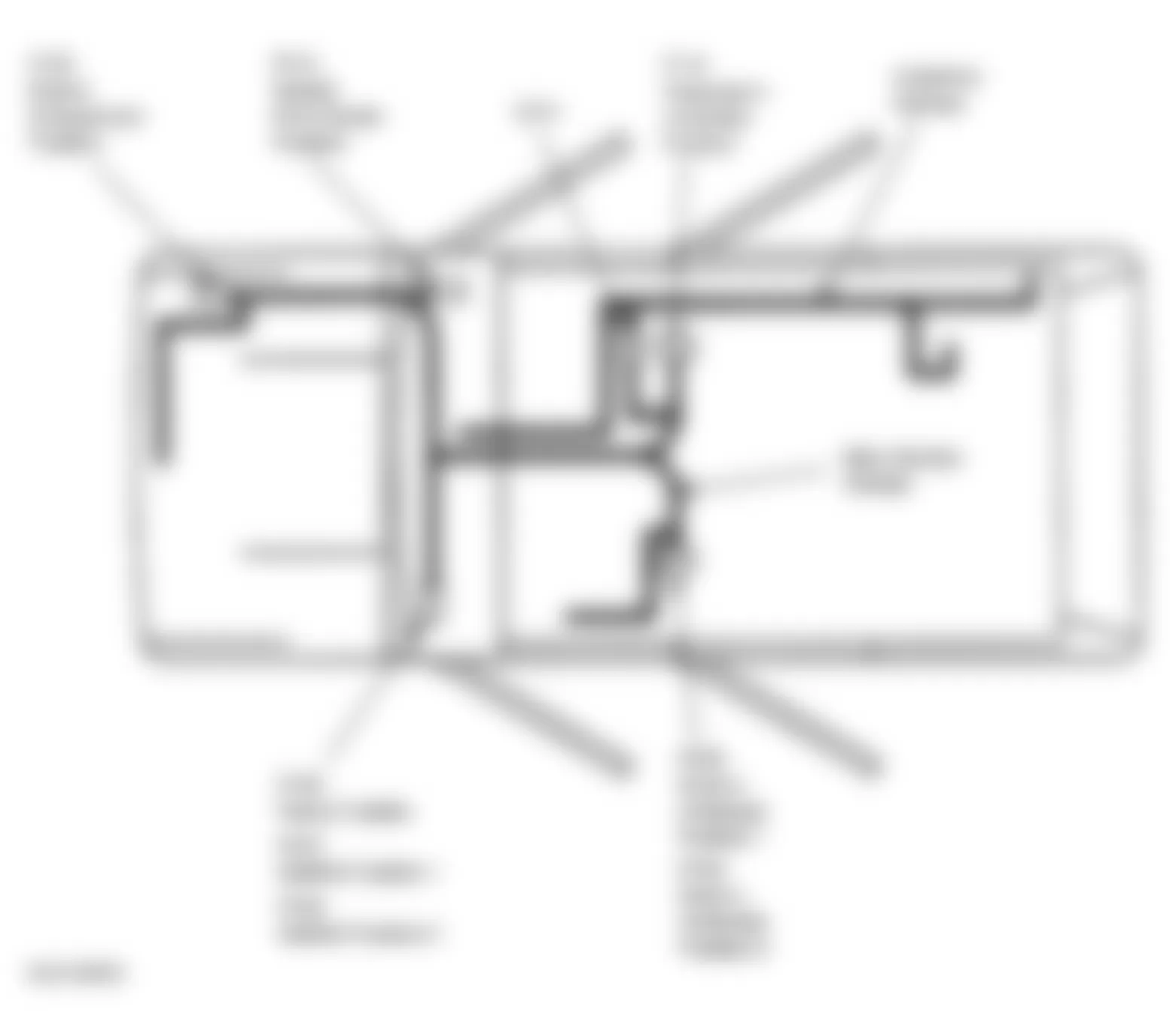 Land Rover Range Rover County LWB 1995 - Component Locations -  Wire Harness Routing (1 Of 2)